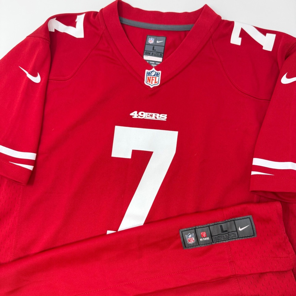 Nike San Francisco 49ers Colin Kaepernick 7 Jersey Youth Large 14-16 Red